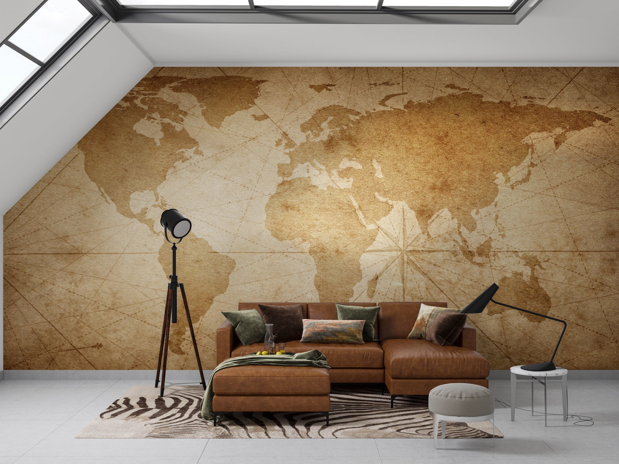 Papiers peints Carte du monde, pour une déco originale Papiers peints Carte du monde, pour une déco originale