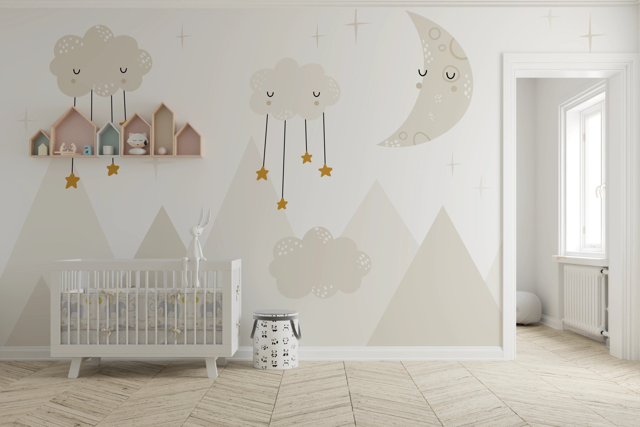 Papier peint bébé nuage ciel & rêve Papier peint bébé nuage ciel & rêve