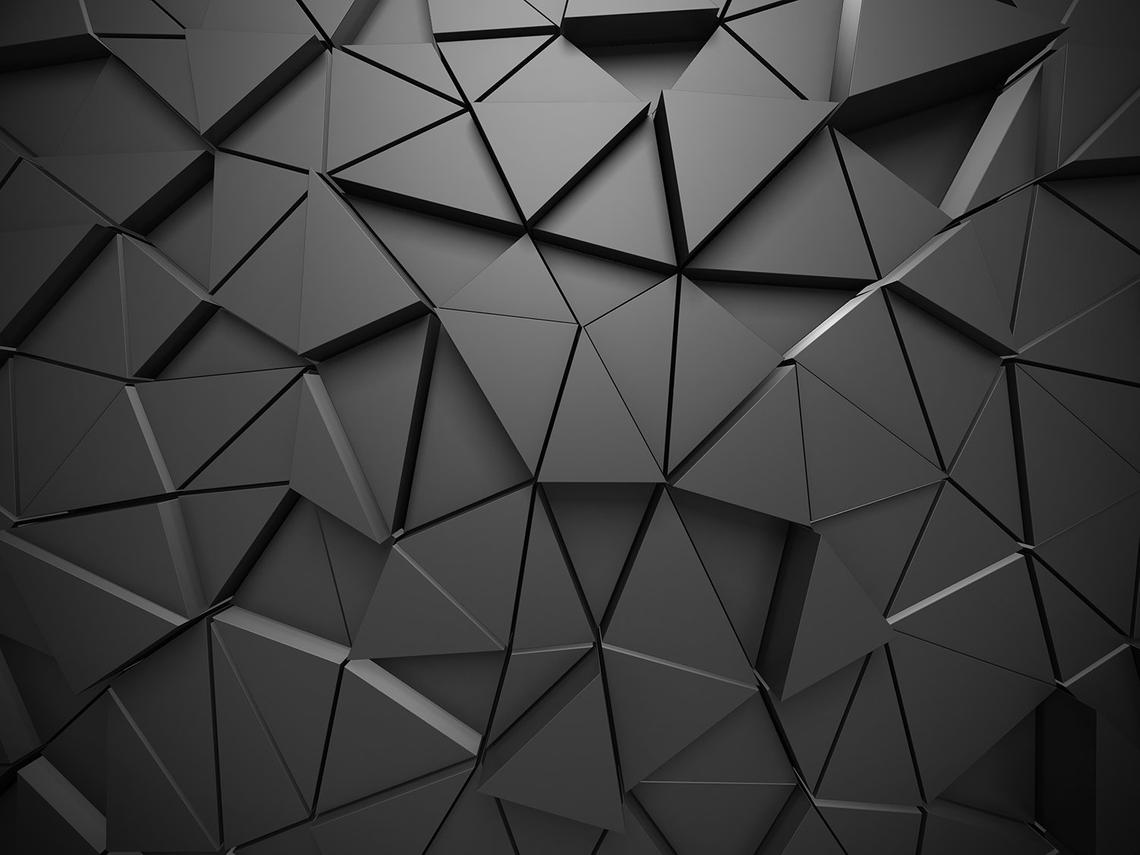 Papier peint géométrie 3D - Kam & Leon