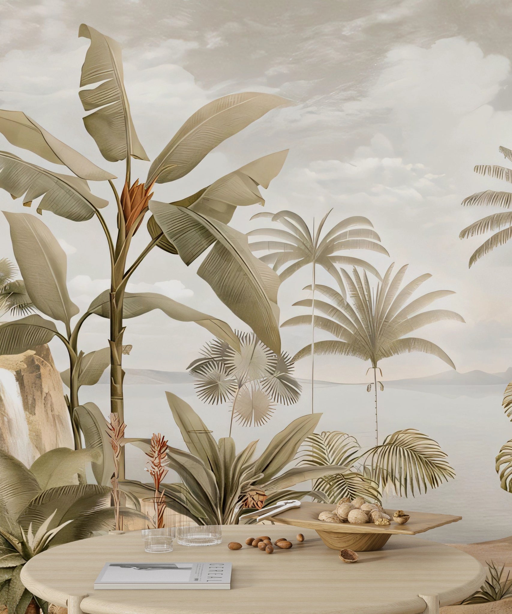Papier peint panoramique Tropical landscape - Kam & Leon