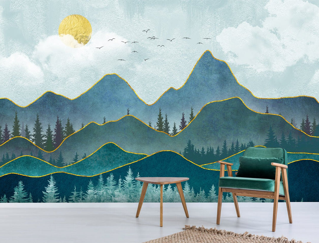 5 tendances de papier peint panoramique pour chambre adulte - Kam et Léon