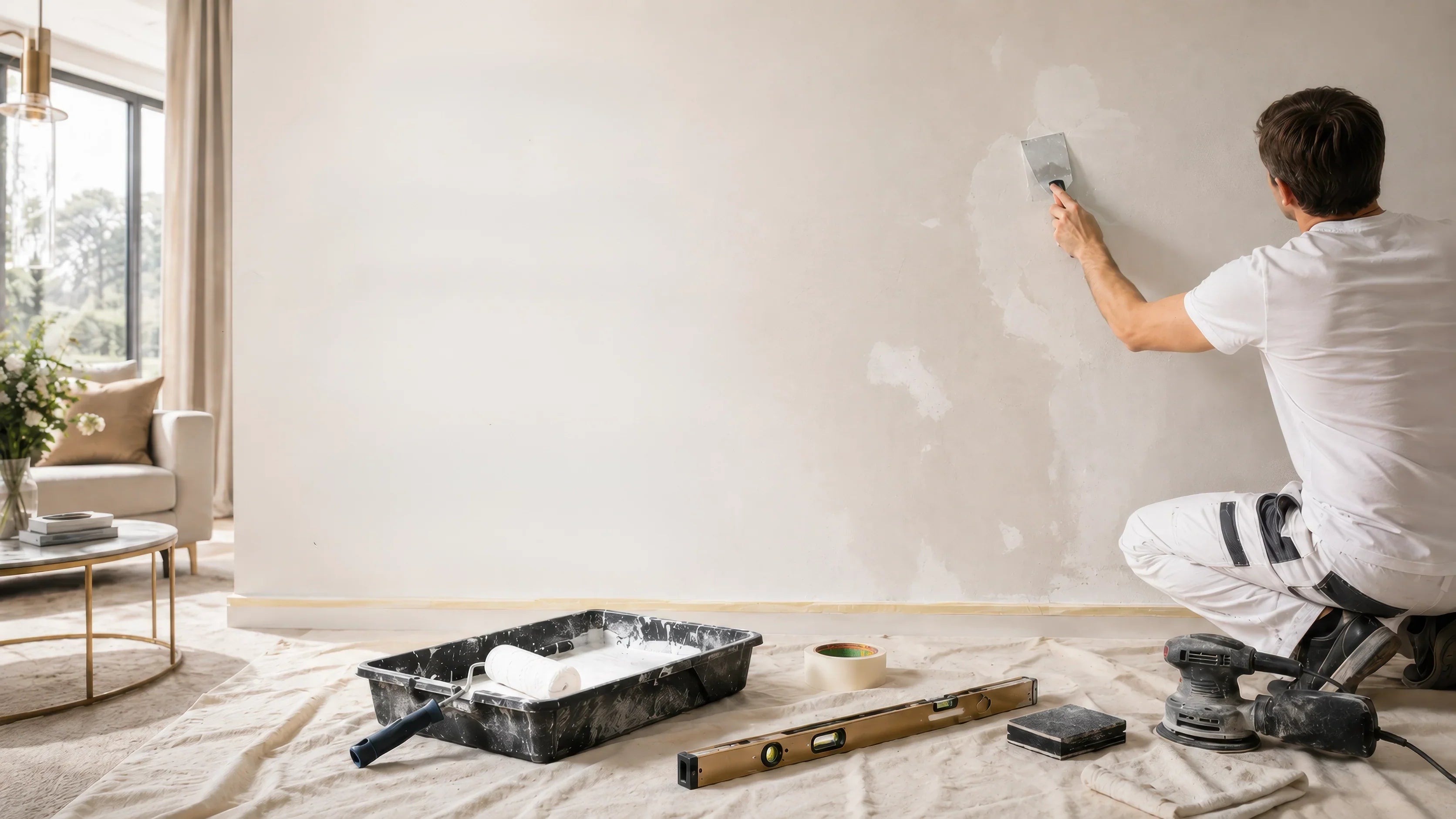 Comment préparer son mur avant la pose d’un papier peint panoramique sur mesure