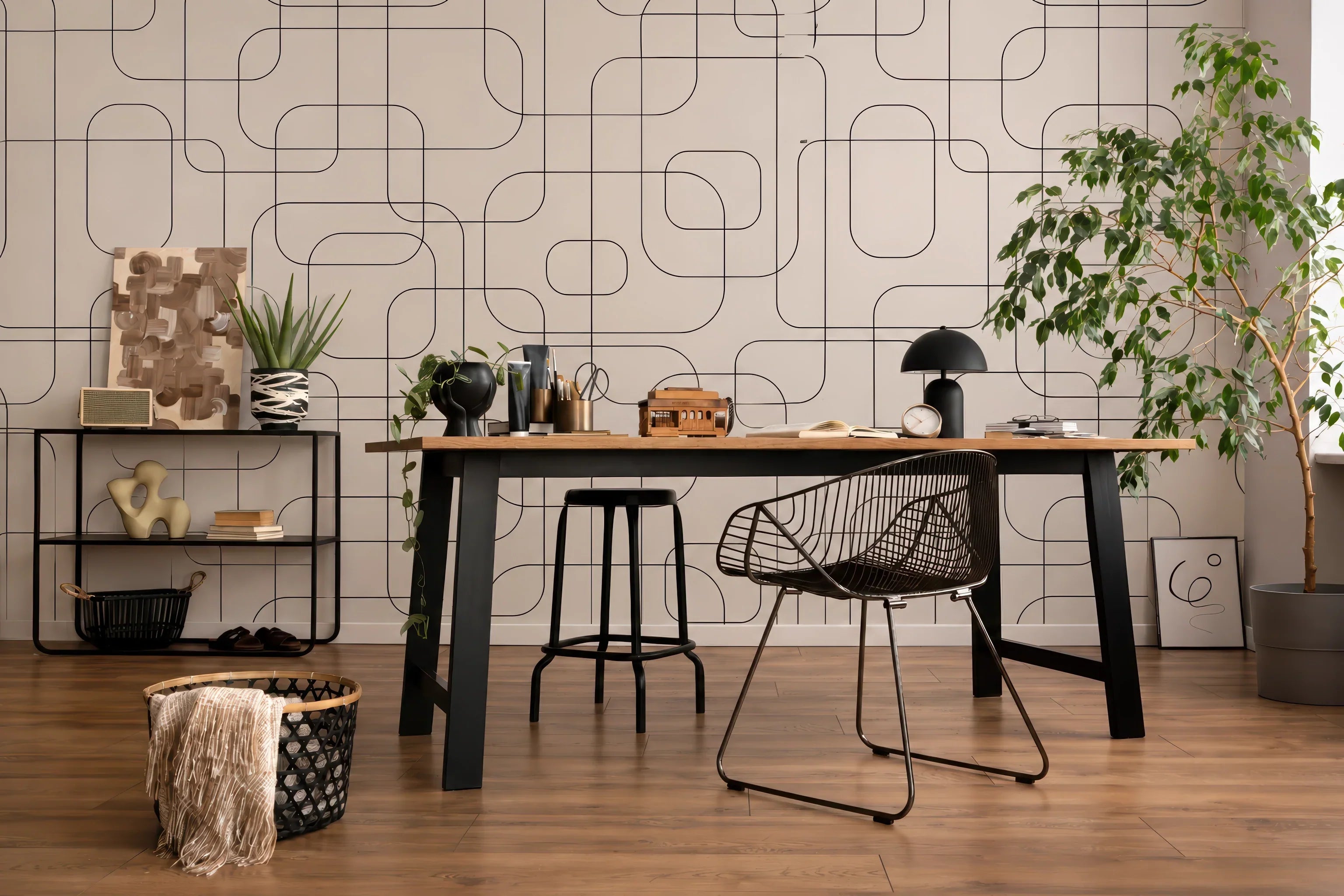 Papier peint panoramique pour bureau : idées déco et conseils