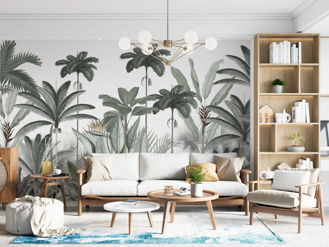 Papier peint panoramique réversible pour décorer un logement en location
