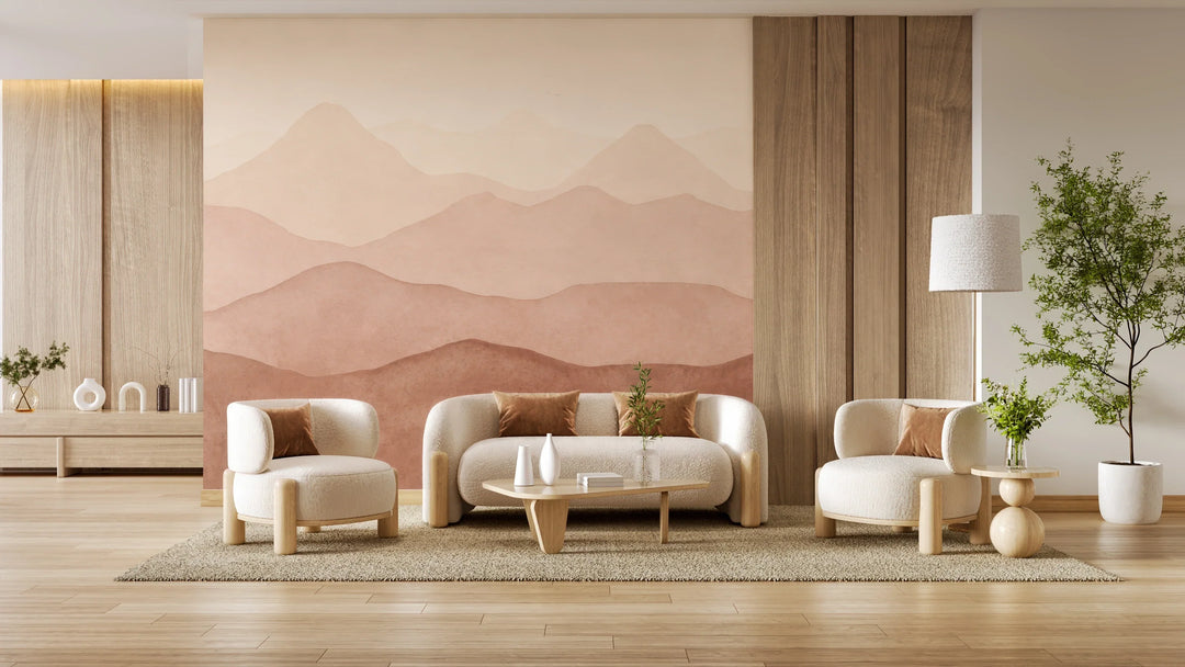 tapisserie mural montagne