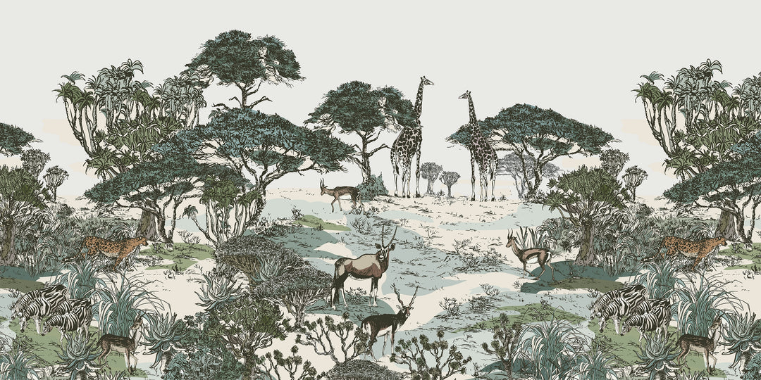 Papier Peint Safari Sauvage