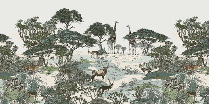 Papier Peint Safari Sauvage