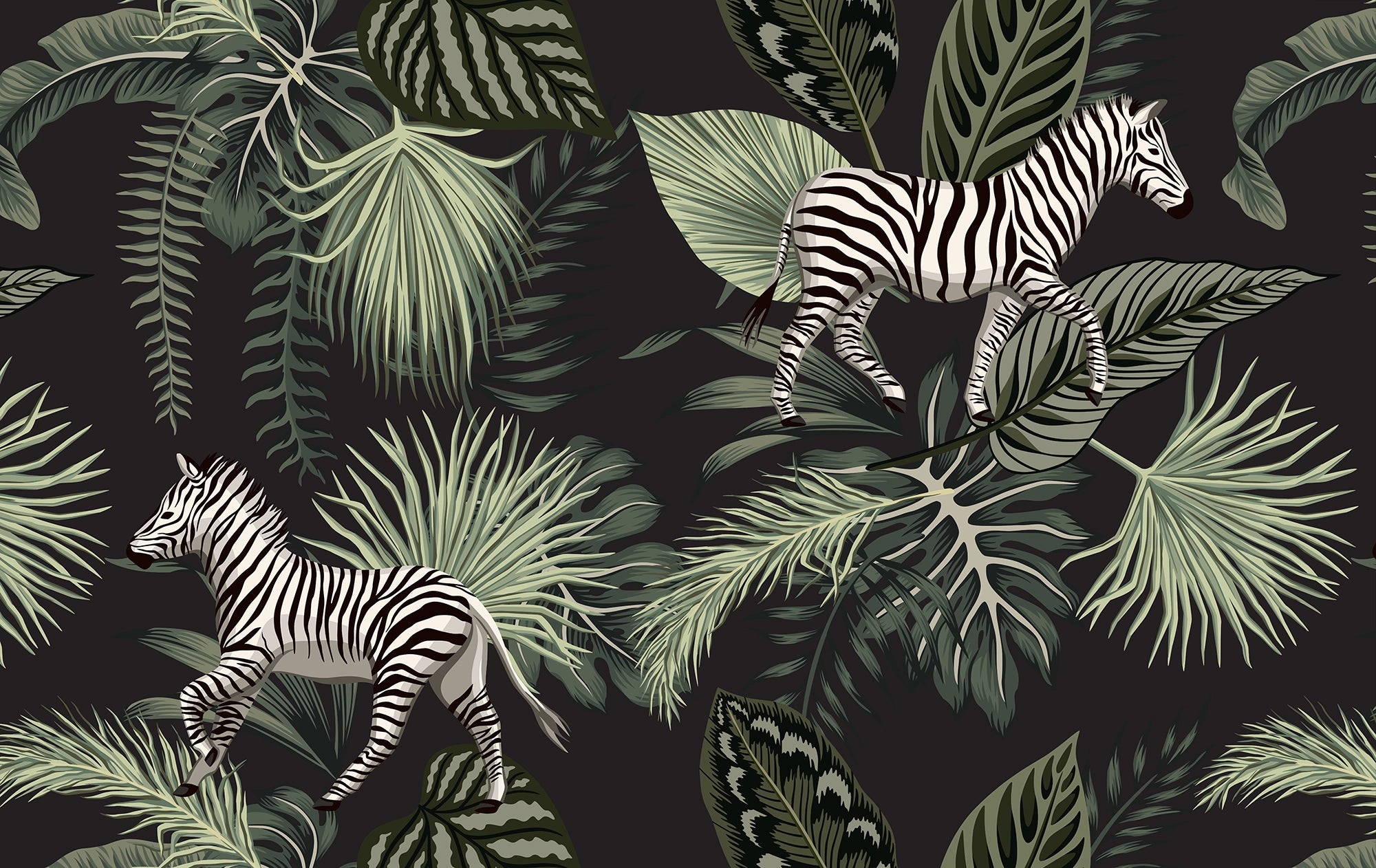 Trendy Zebra Wallpaper