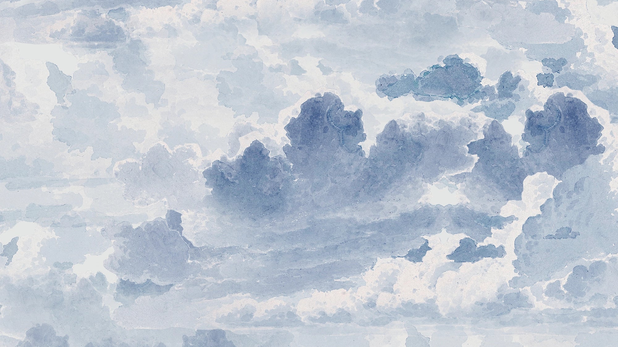 Cloudy Sky Panoramic Wallpaper