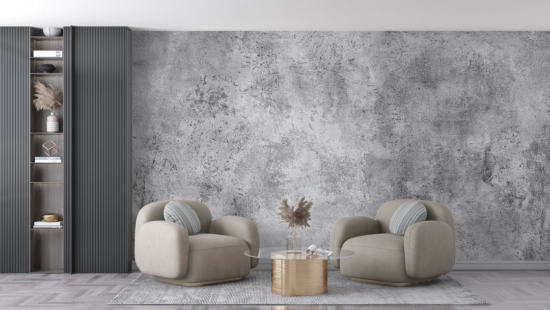 Papier peint imitation béton