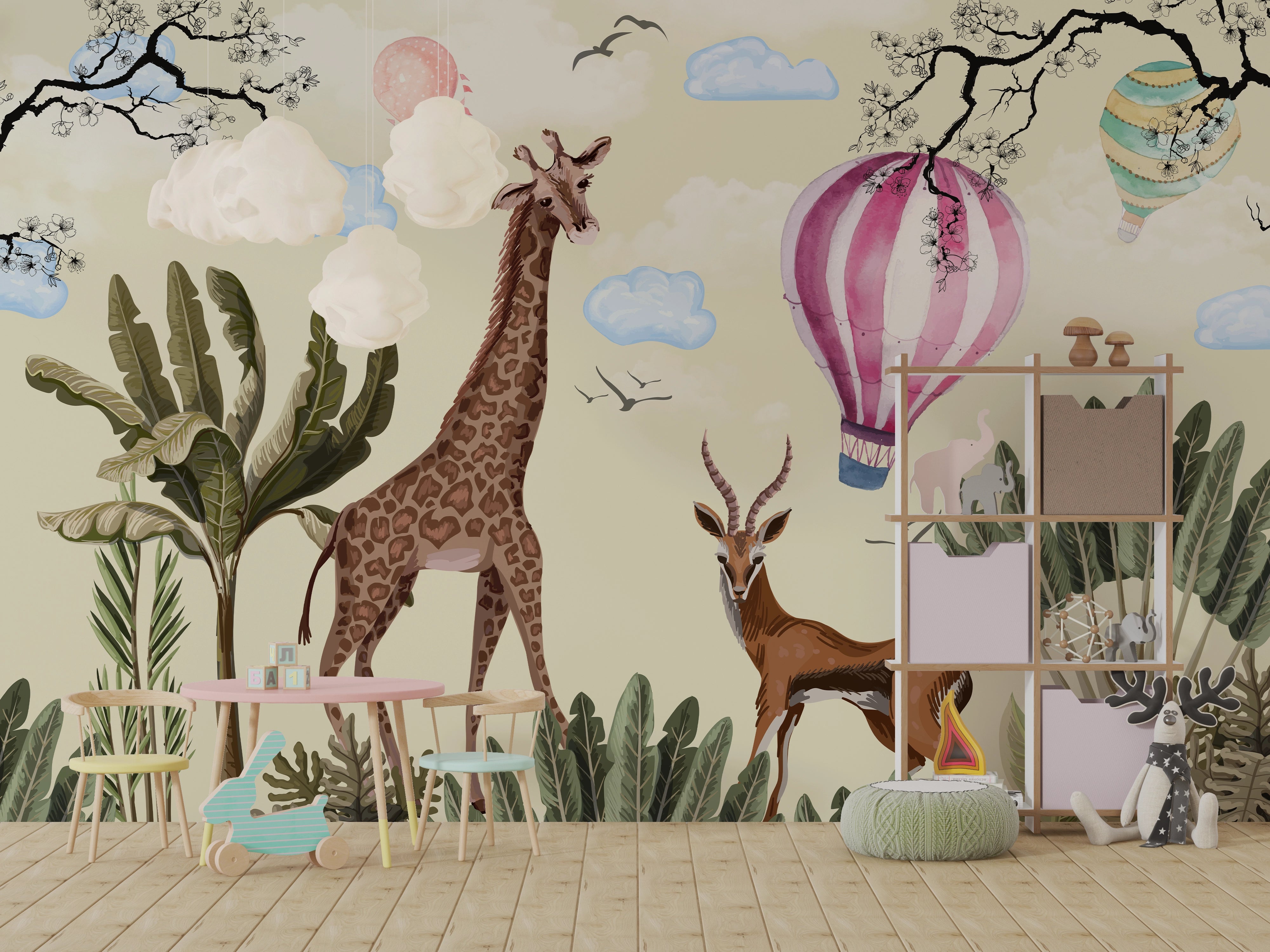 Jungle Animals Mural