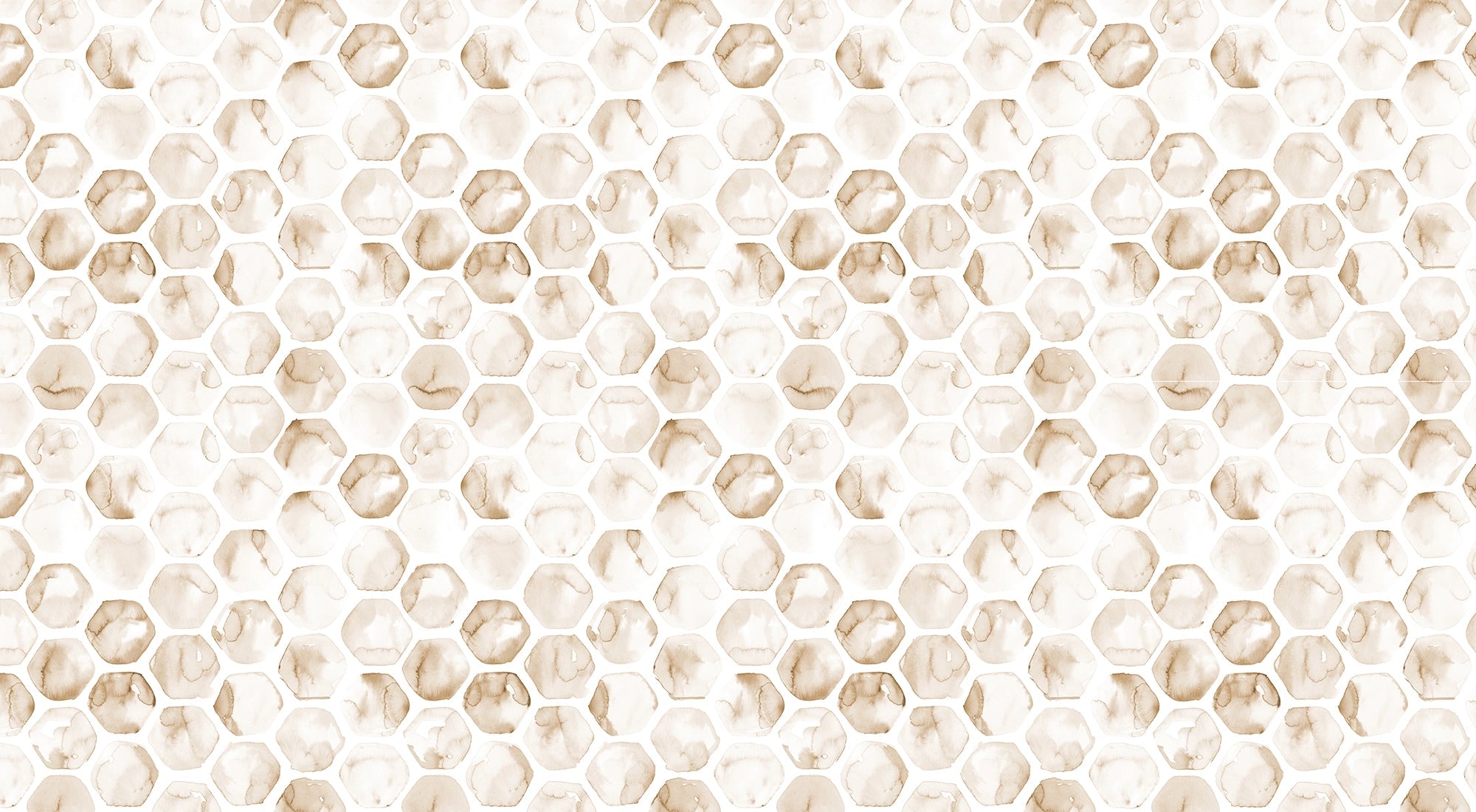 Papier Peint Alvéoles d'Aquarelle