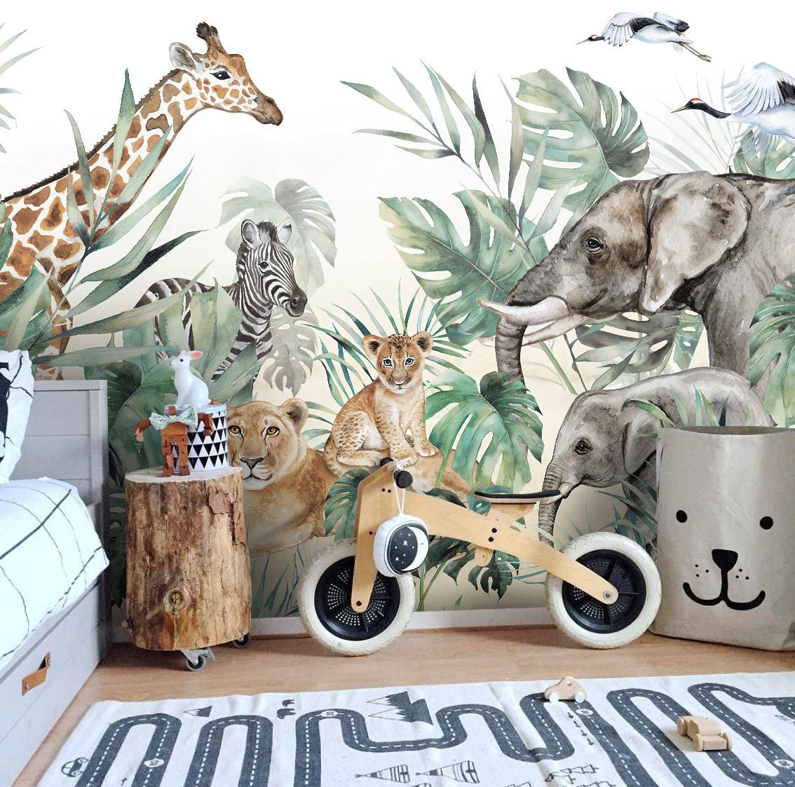 Papier peint animaux de la savane