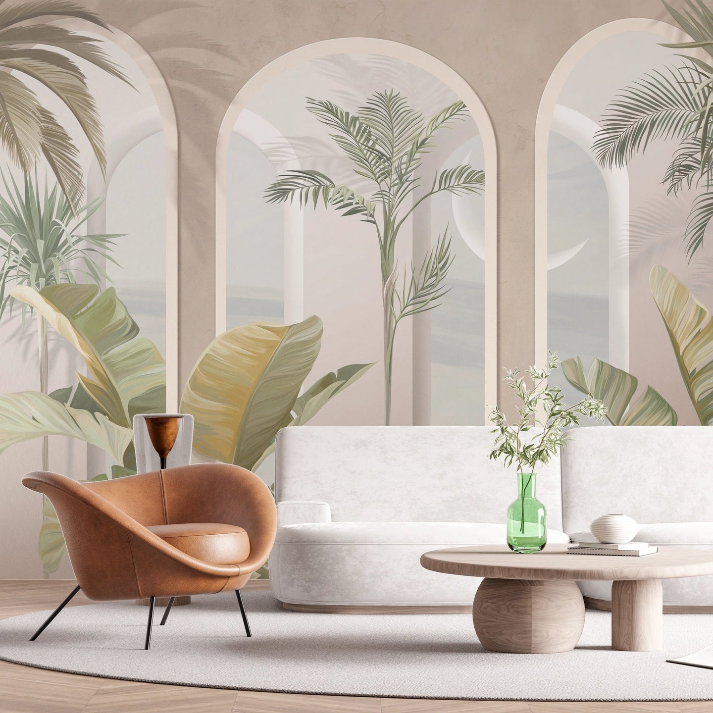 Papier Peint Arche Jungle Tropicale - Kam & Leon