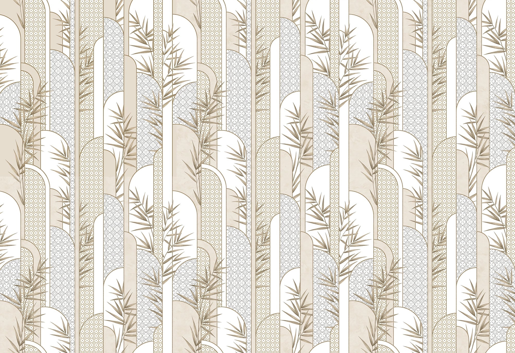 Botanical Arches Wallpaper