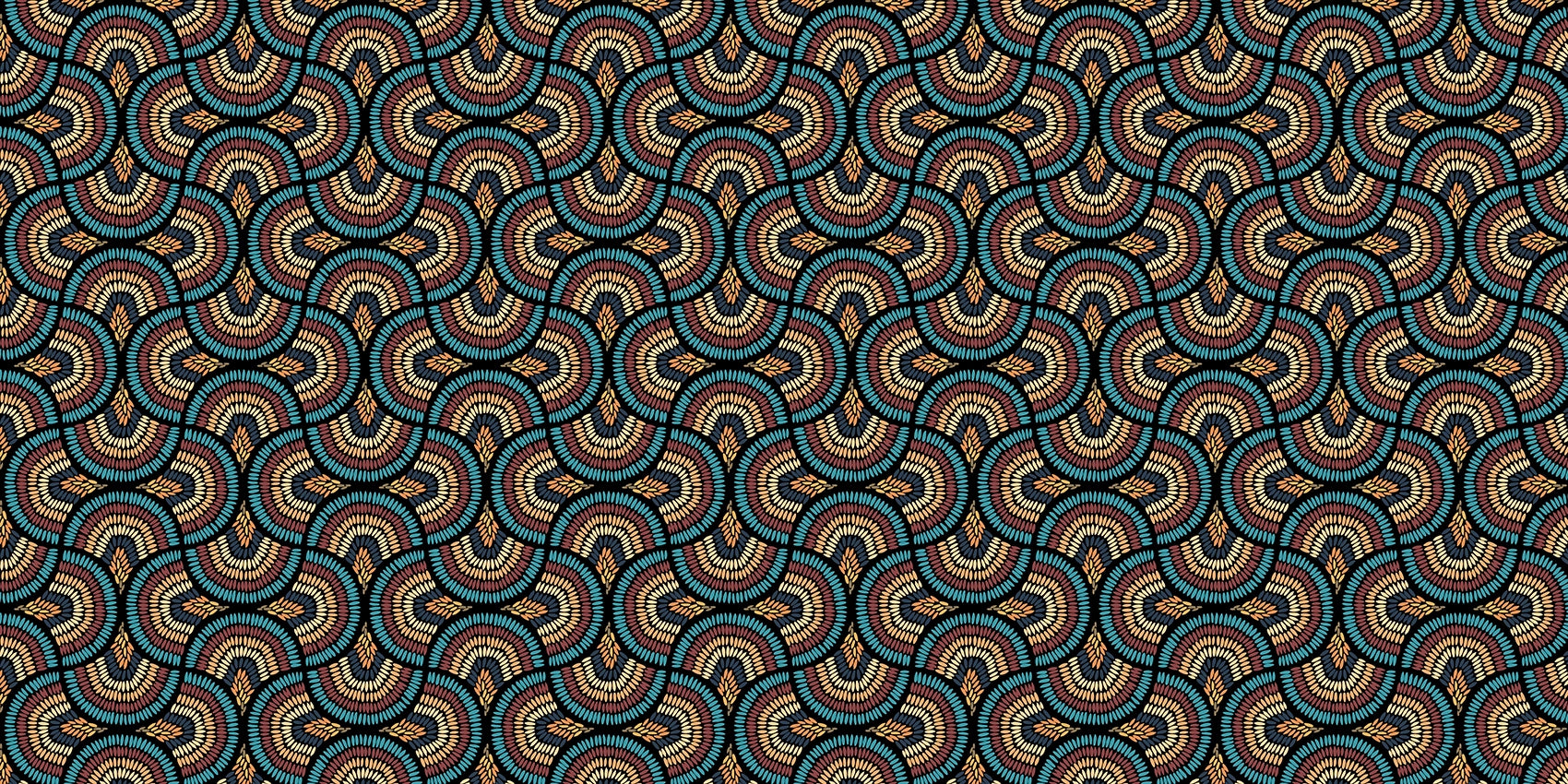 Papier peint Art Déco Chic
