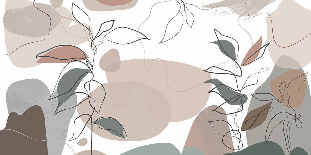 Papier peint artistique Esquisses Naturelles
