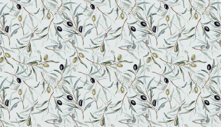 Papier Peint Branches d'Olivier