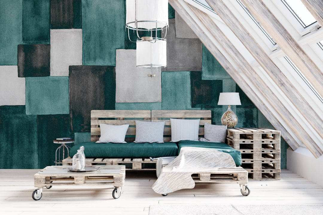 Panoramic Wallpaper Chromatic Architecture 