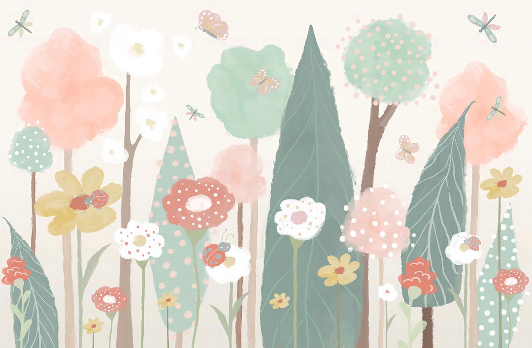 Papelera de la habitación para niños El bosque encantado