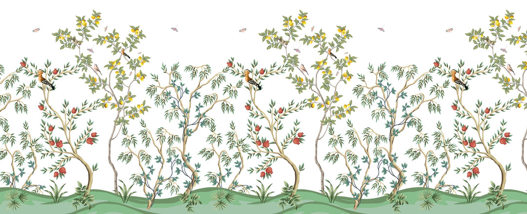 Papier peint Chinoiserie Raffinée - Kam et Léon