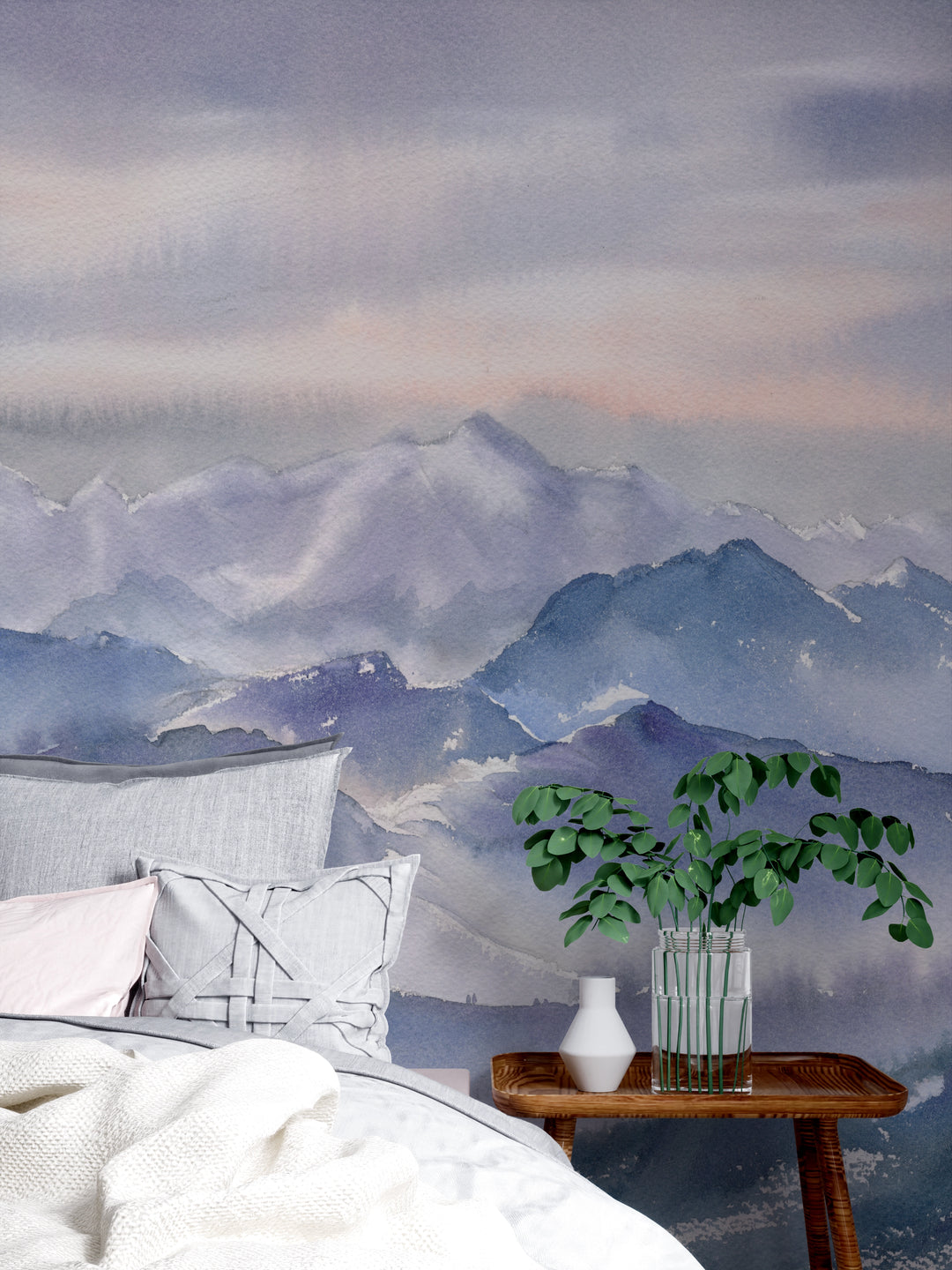 Snowy peaks wallpaper