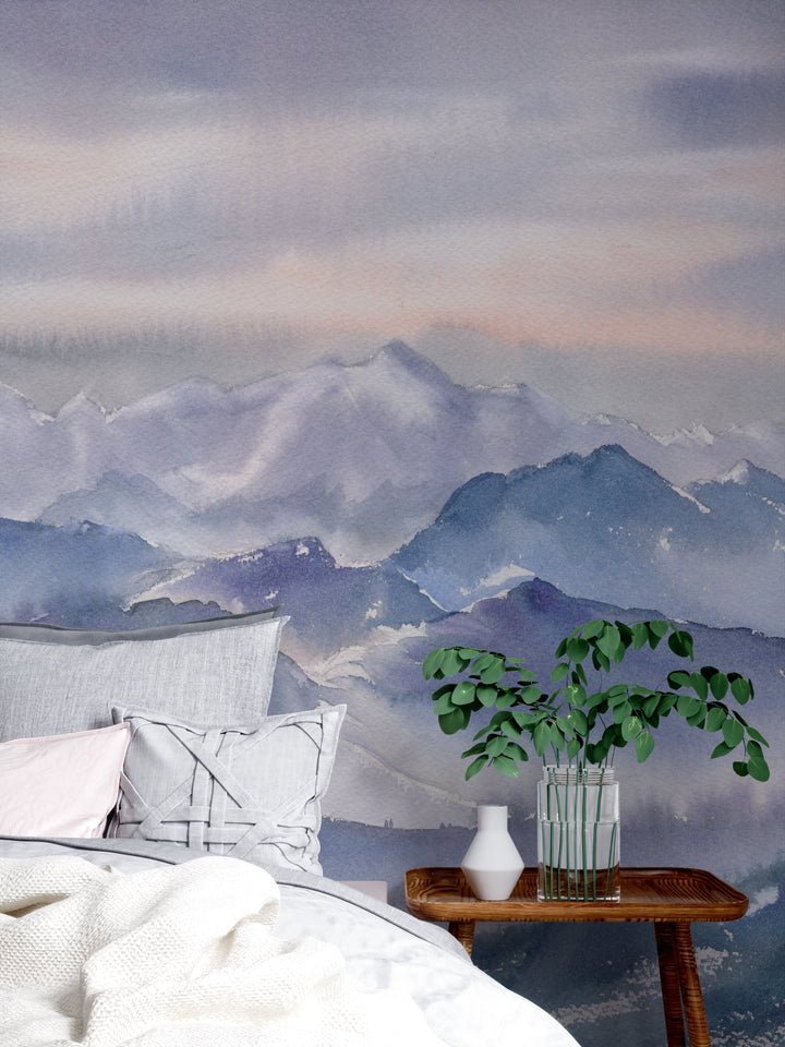 Snowy peaks wallpaper