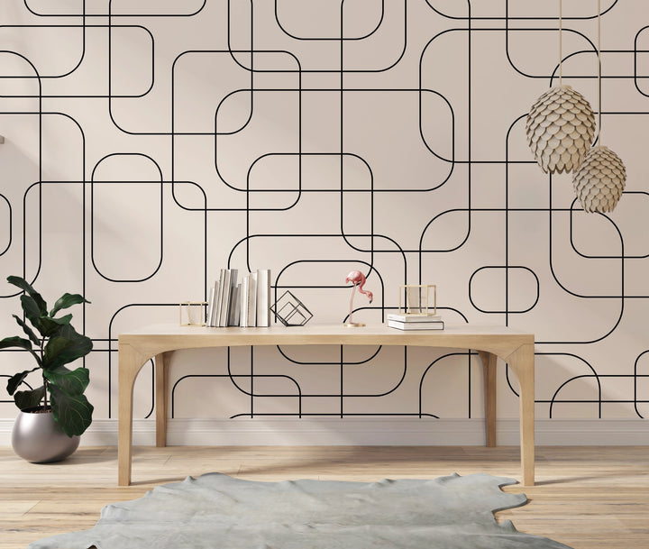 Papier Peint Design Géométrique - Kam et Léon