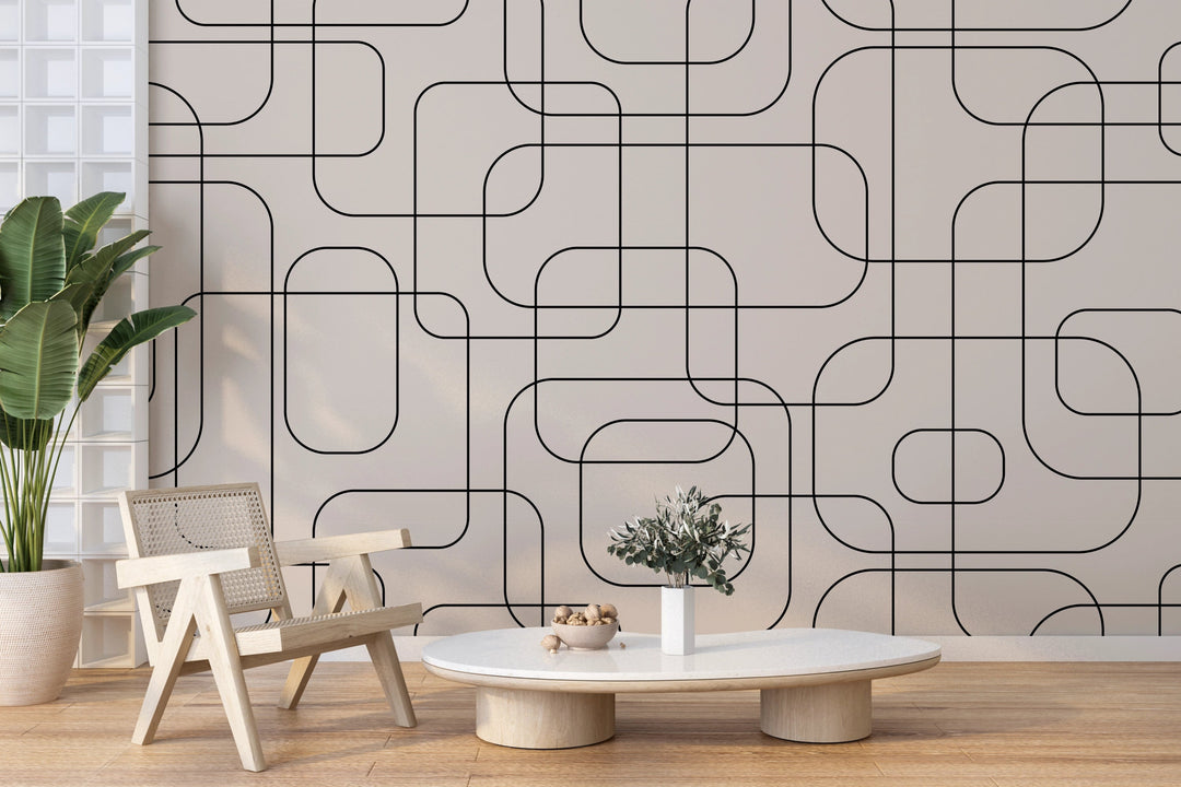 Papier Peint Design Géométrique - Kam et Léon