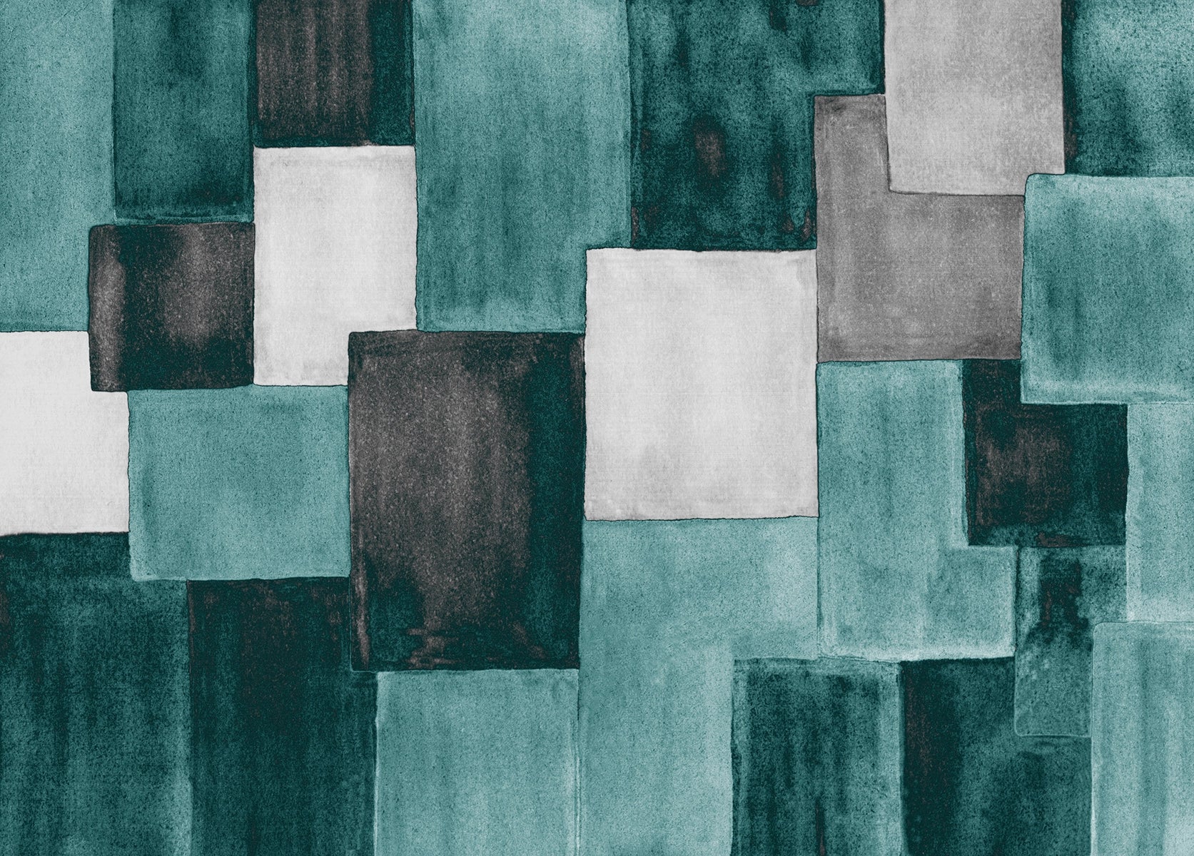 Papel pintado panorámico Arquitectura Cromática 