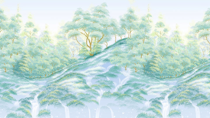 Papier Peint Douceur éthérée de la forêt - Kam et Léon