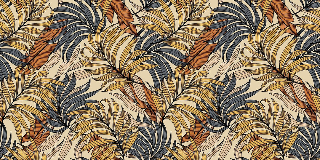 Papier Peint Évasion Tropicale - Kam et Léon
