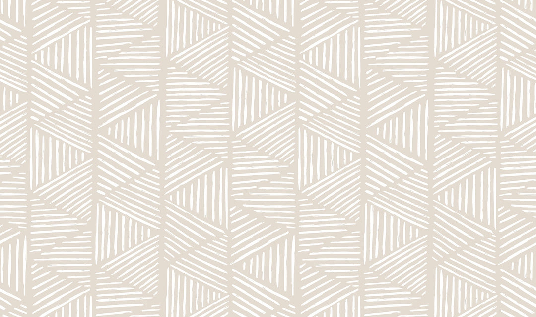 Papier peint figure triangulaire - Kam et Léon
