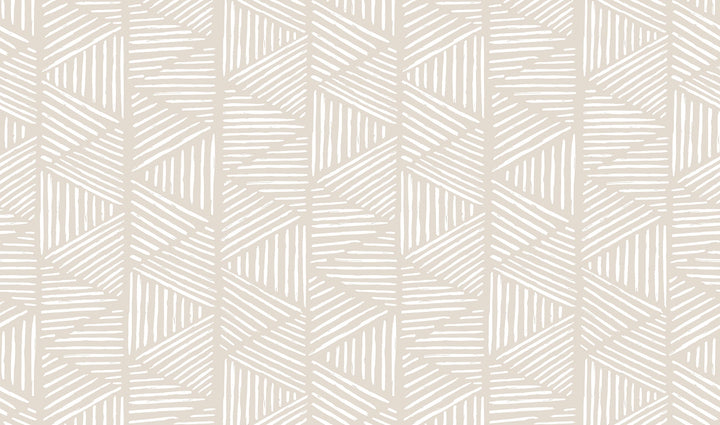 Papier peint figure triangulaire - Kam et Léon