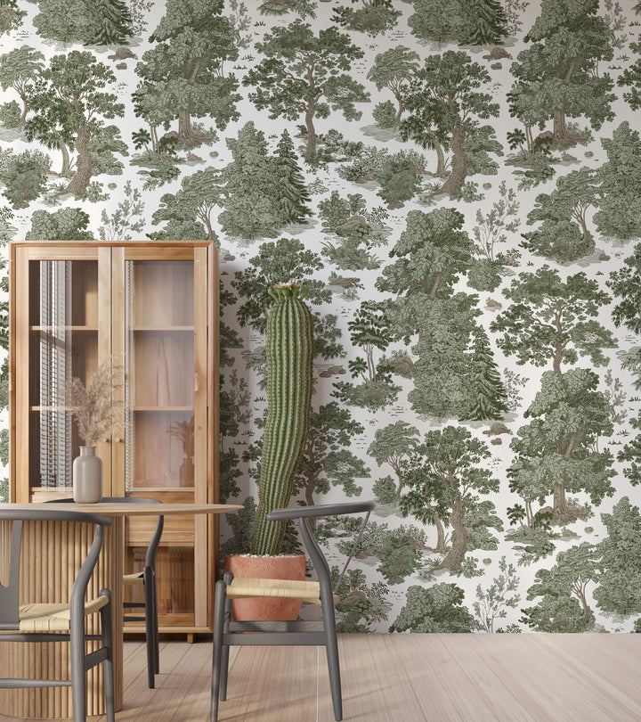 Antique Forest Wallpaper 