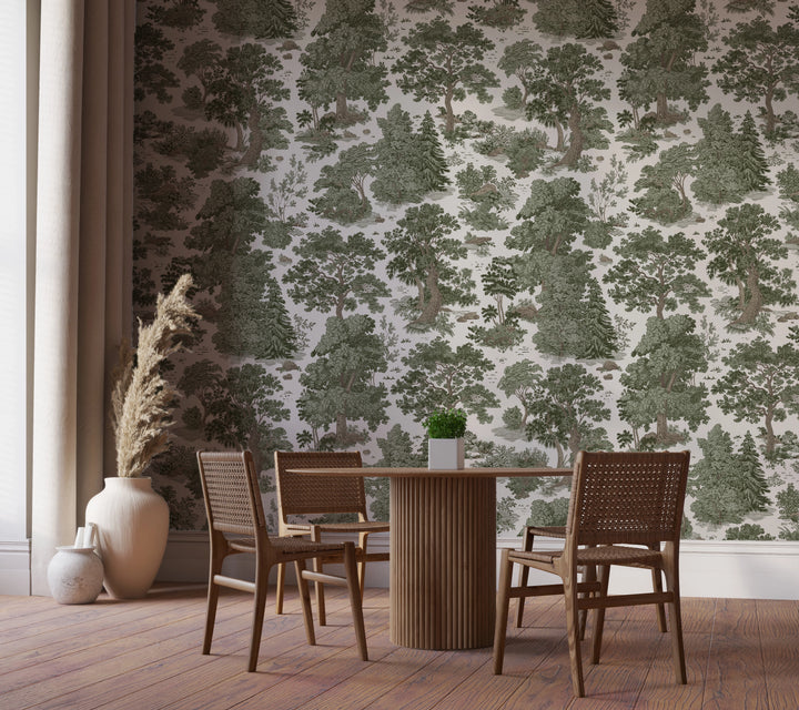 Antique Forest Wallpaper 