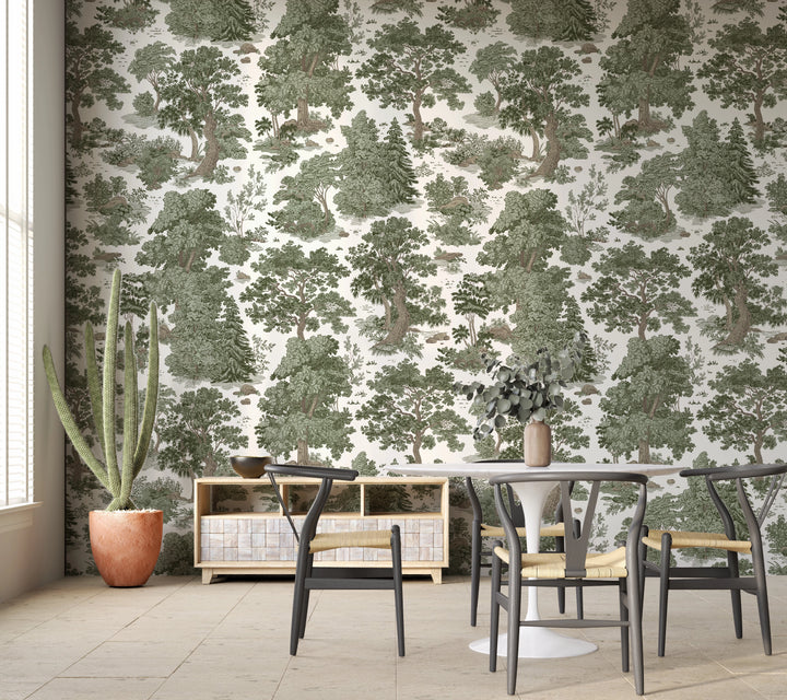 Antique Forest Wallpaper 