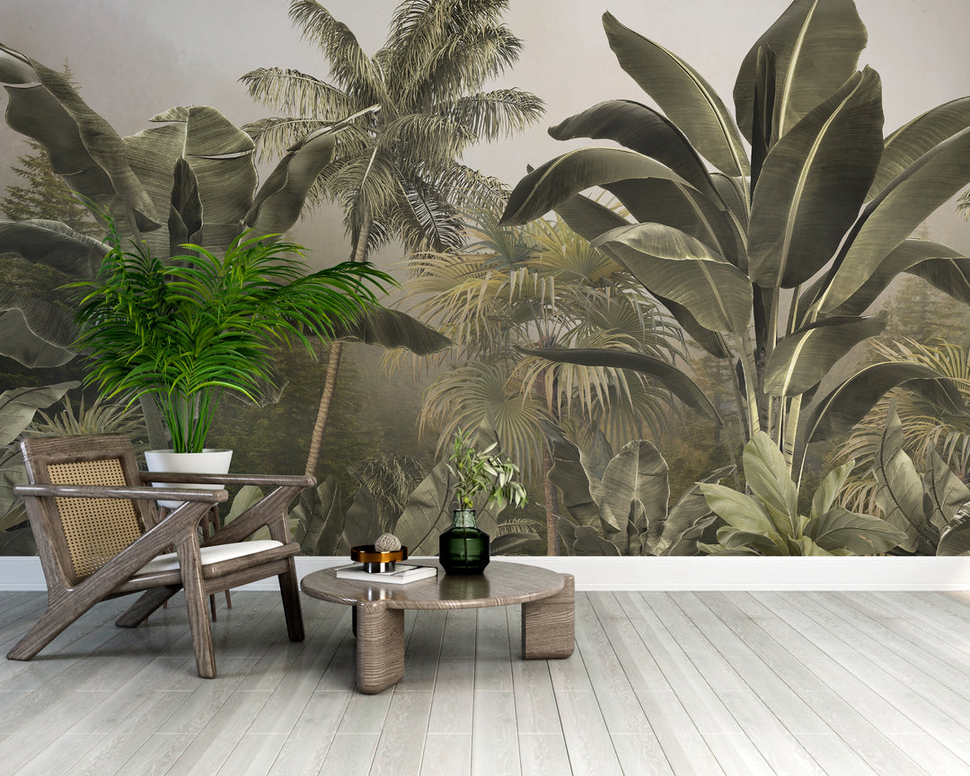 Luxuriant Tropical Forest Wallpaper 