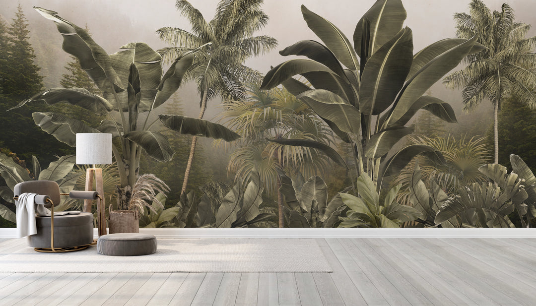 Luxuriant Tropical Forest Wallpaper 