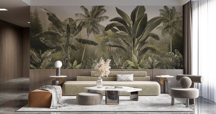Luxuriant Tropical Forest Wallpaper 