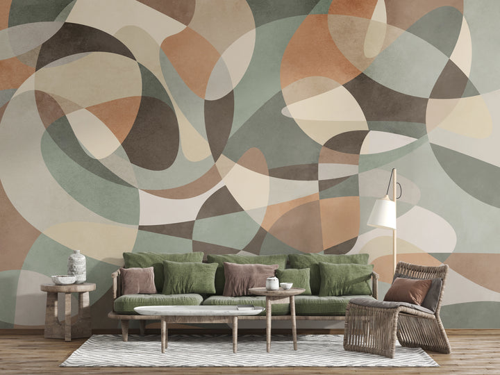 Papier peint geometric art