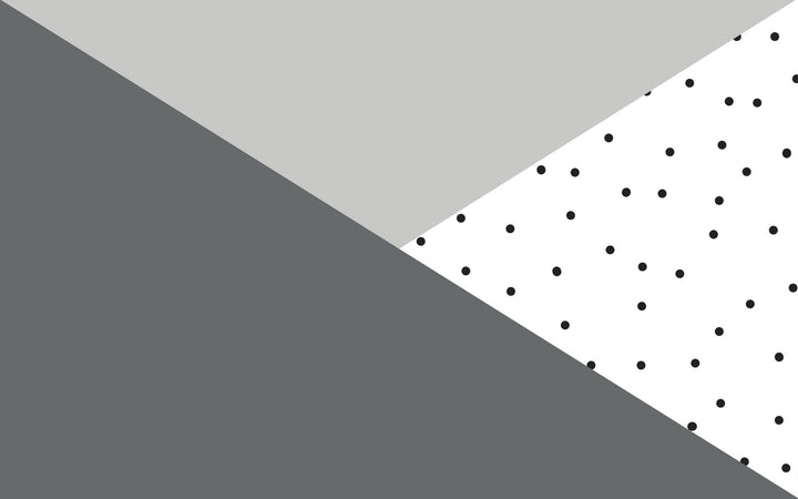 Papier peint géométrique gris - Kam & Leon