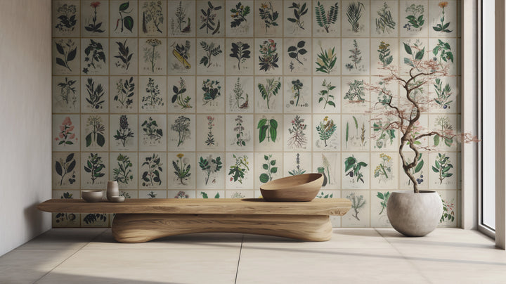 Herbarium wallpaper 