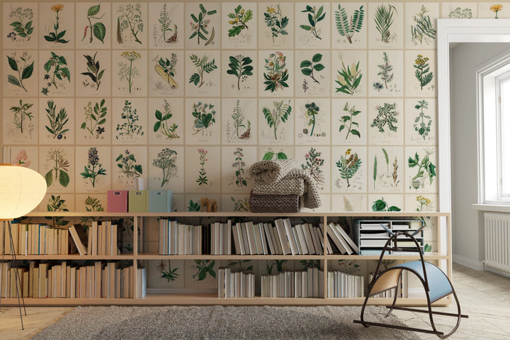 Herbarium wallpaper 
