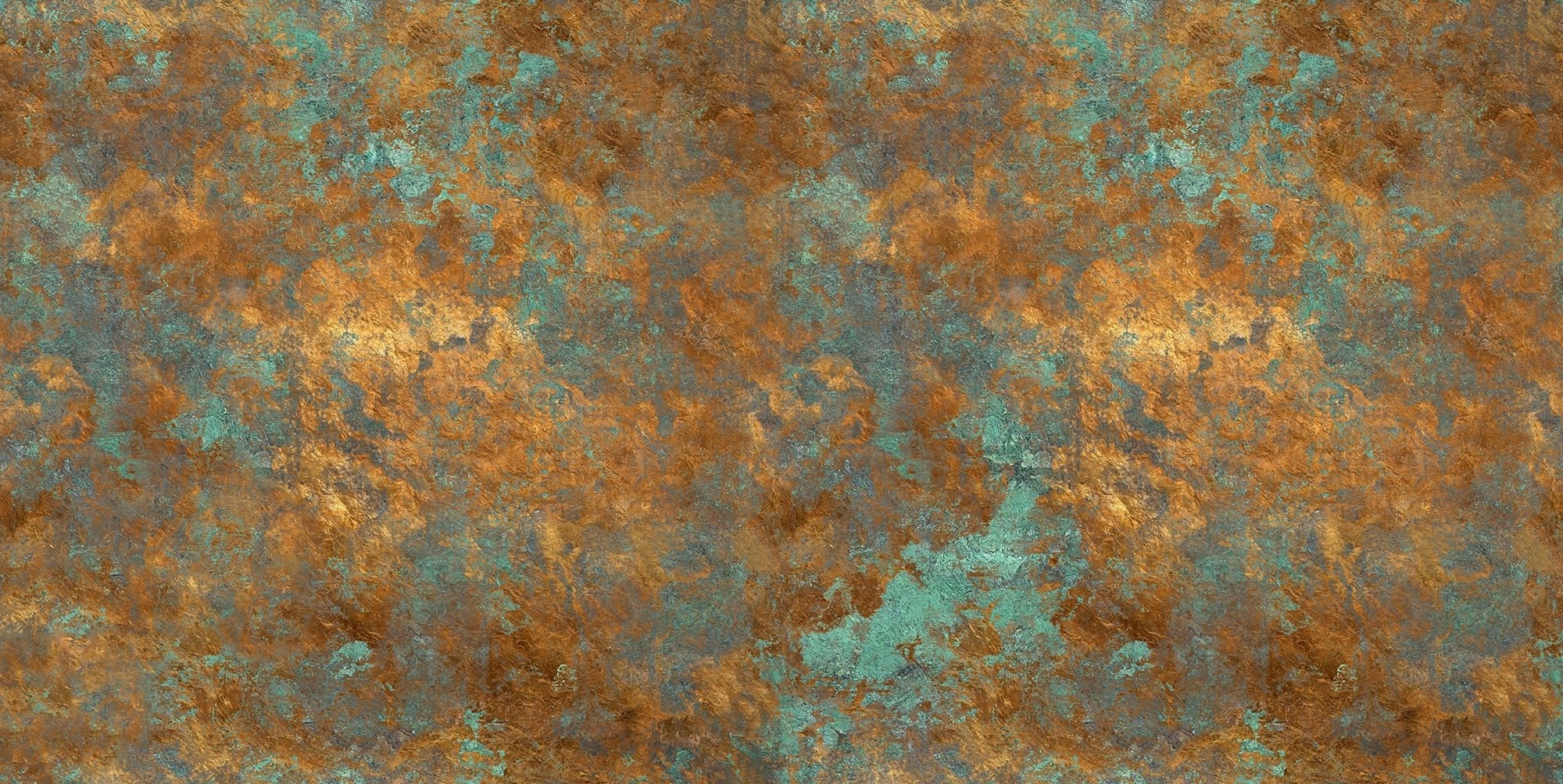 Papier peint imitation métal oxydé