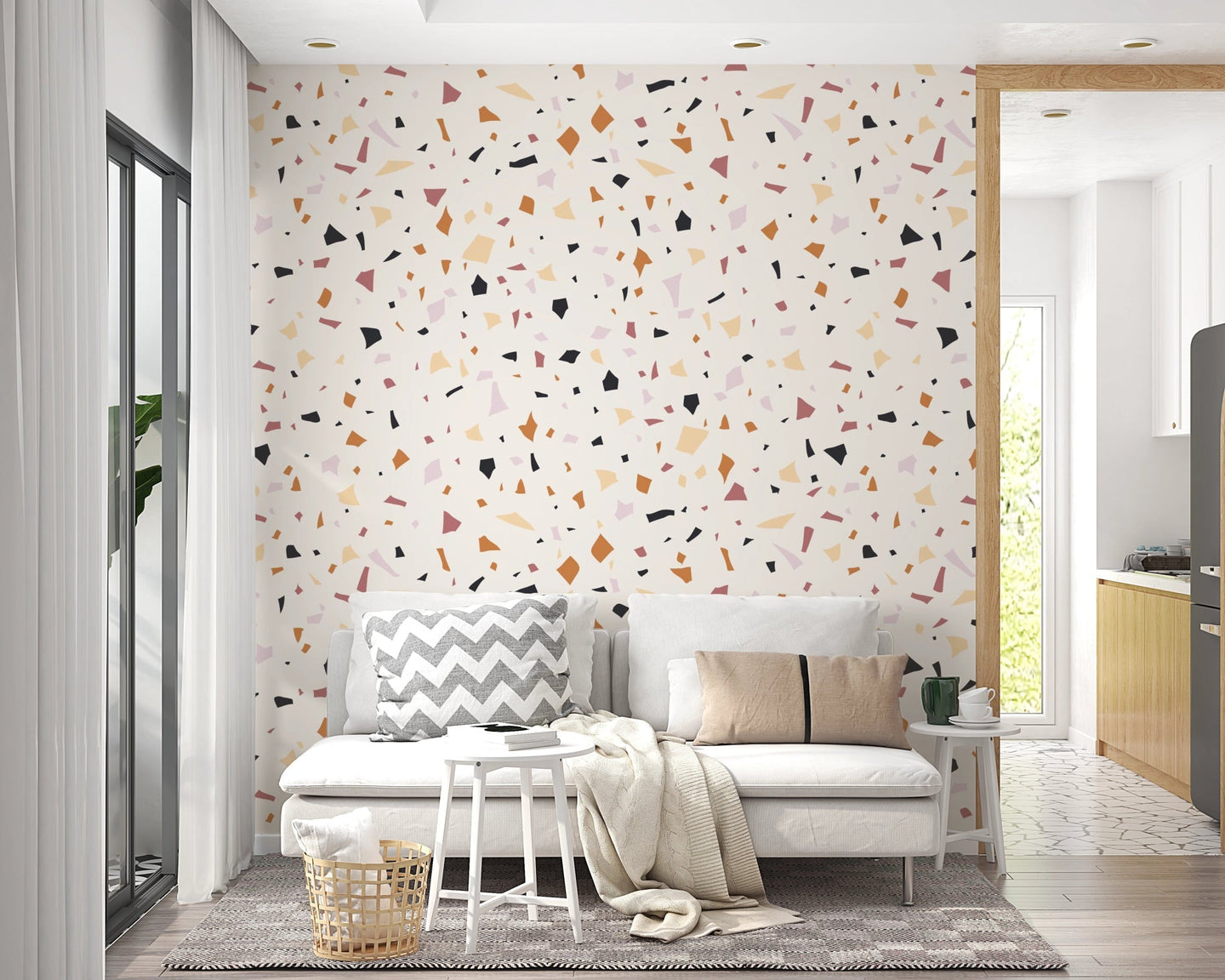 Papier Peint imitation Terrazzo - Kam & Leon