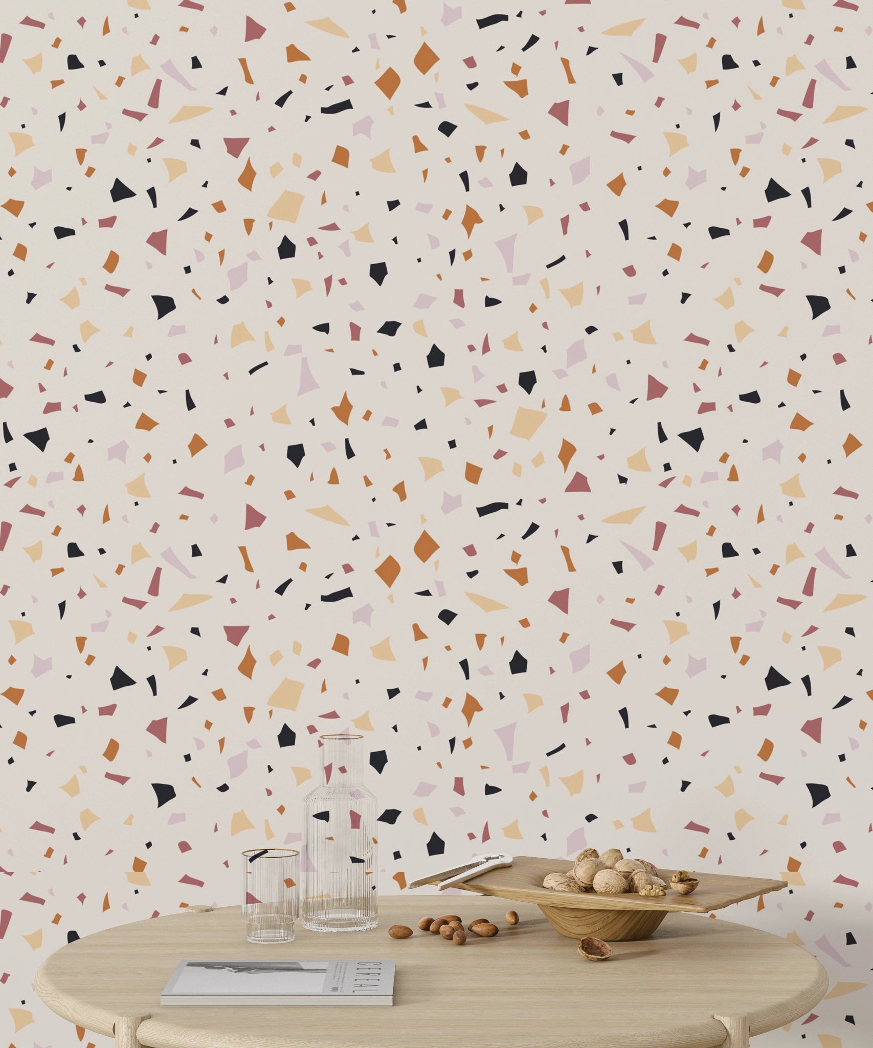 Papier Peint imitation Terrazzo - Kam & Leon