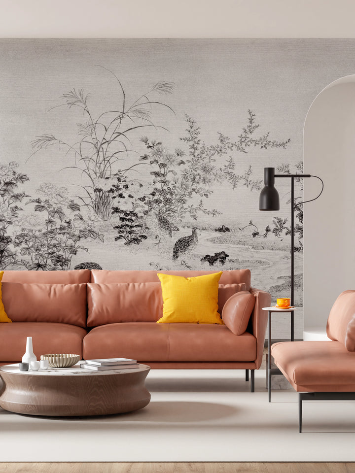 Wallpaper Garden by the Water's Edge 