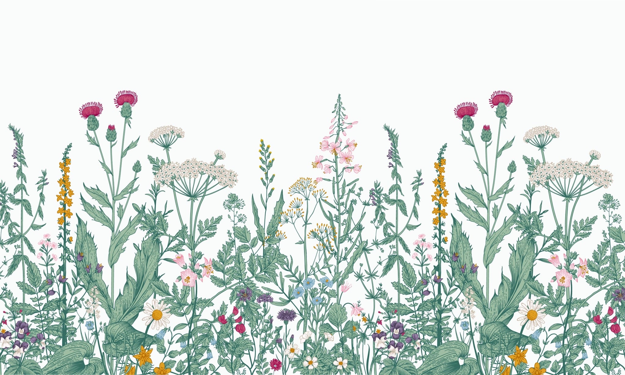 Papier peint Jardin Bohème