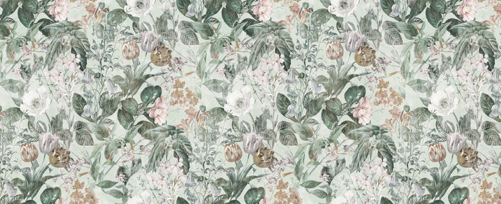 Papier Peint Jardin Vintage - Kam et Léon